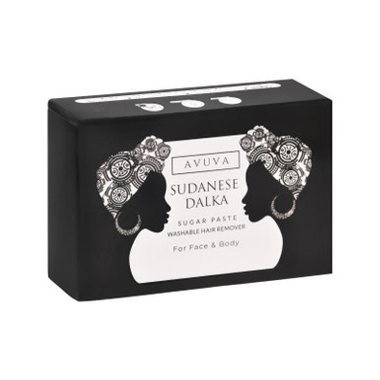 Avuva Sudanese Dalka Washable Face & Body Hair Remover Sugar Paste for All Skin Types