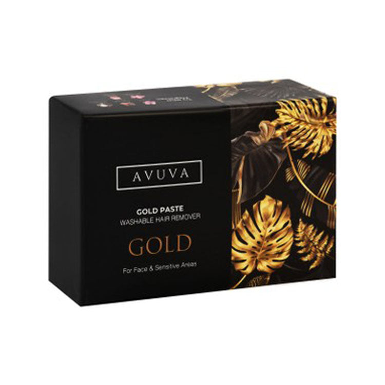 Avuva Gold Washable Hair Removal Paste for Face & Sensitive Areas