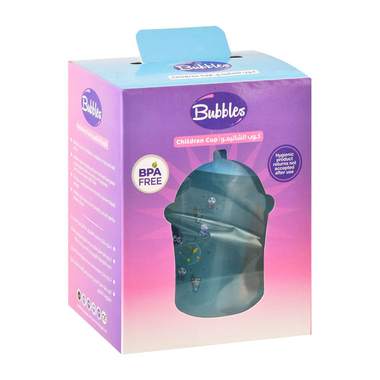 Bubbles Blue Children Cup - BPA free