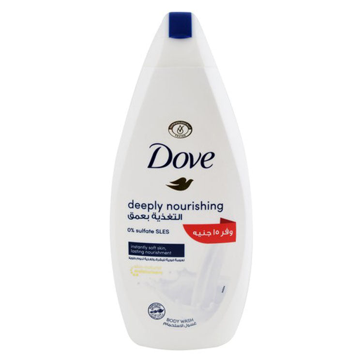 Dove Deeply Nourishing Body Wash (-15 EGP) - SLES free, sulfate free