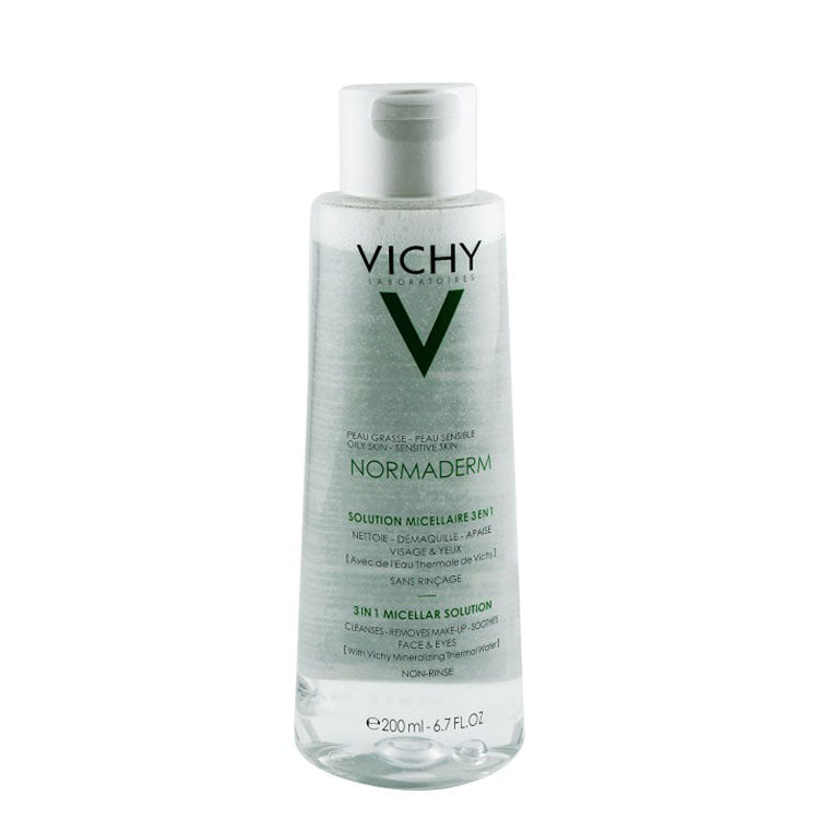 Vichy Normaderm Hypoallergenic 3in1 Cleansing Micellar Water for Oily to Sensitive Skin