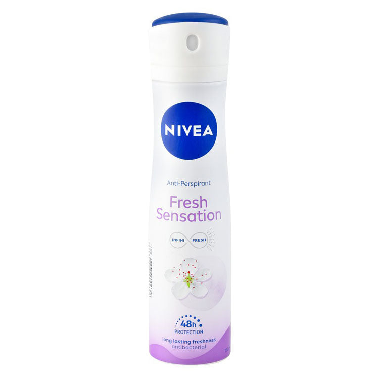NIVEA Fresh Sensation Antiperspirant 48H Deodorant Spray for Women