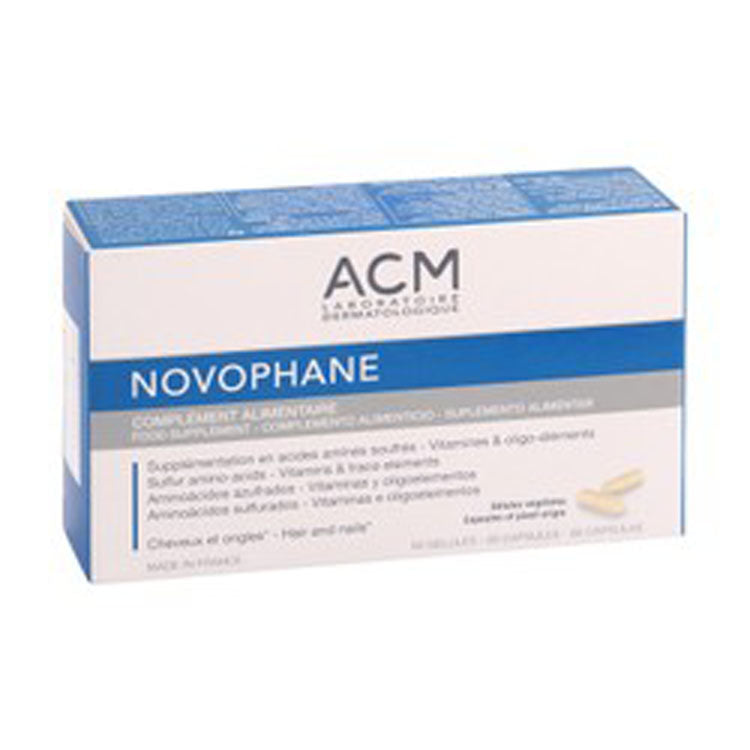 ايه سي ام نوفوفان مكمل غذائي بالأحماض الأمينية والفيتامينات والمعادن للشعر والأظافر