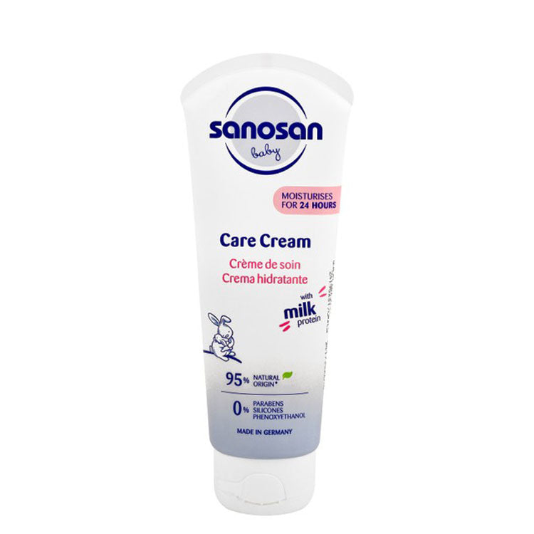 Sanosan Baby Care Cream with Olive Oil Extract & Milk Protein - parabens free, silicones free, paraffins free