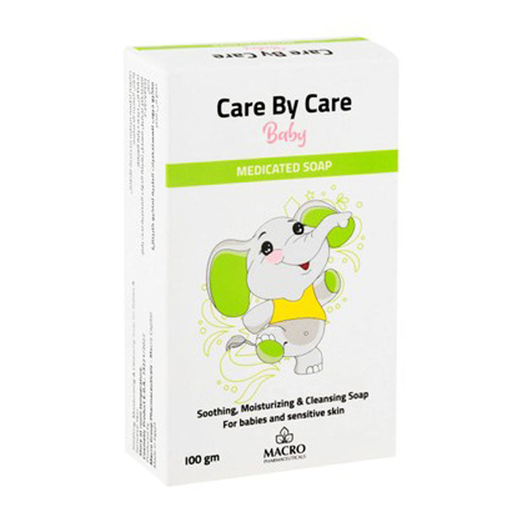 Care By Care Baby Soothing, Moisturizing & Cleansing Medicated Soap Bar for Sensitive Skin