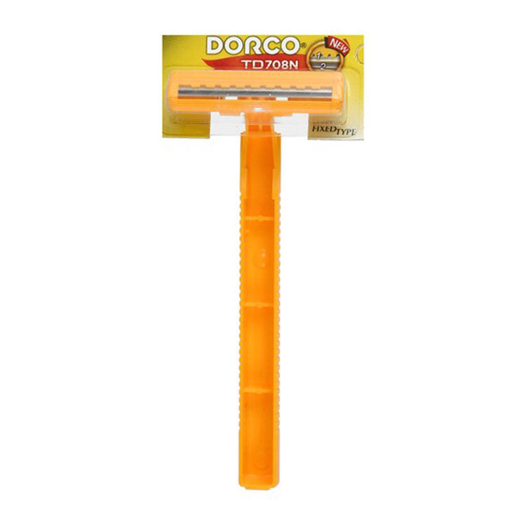 ماكينة حلاقة دوركو البرتقالية ذات الشفرتين الثابتتين TD708N