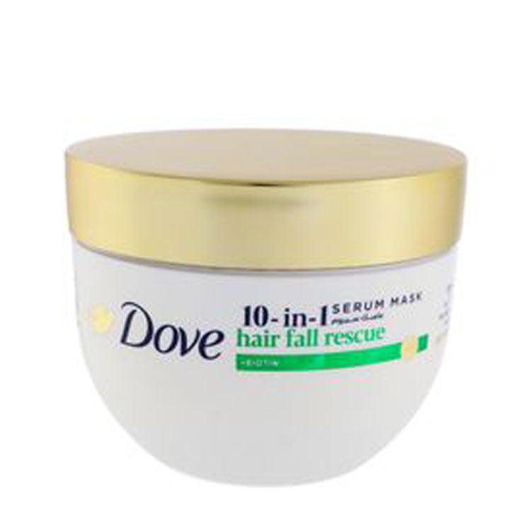 Dove 10in1 Hair Fall Rescue Hair Serum Mask with Biotin - vegan, animal testing free 220 ml