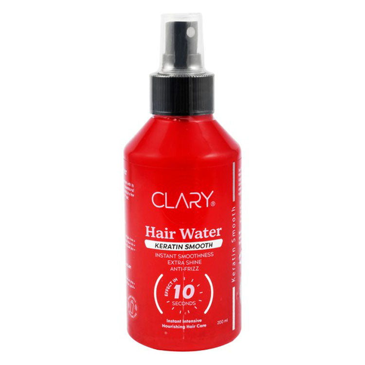 Clary Anti-Frizz Nourishing Keratin Smooth Hair Water