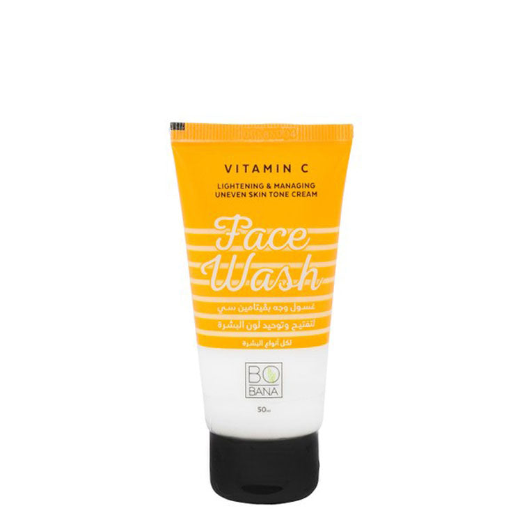 Bobana Lightening Cream Face Wash with Vitamin C for All Skin Types