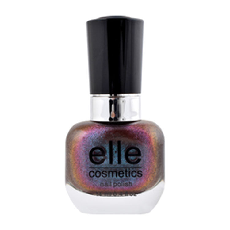 Elle Cosmetics Nail Polish False Black 908