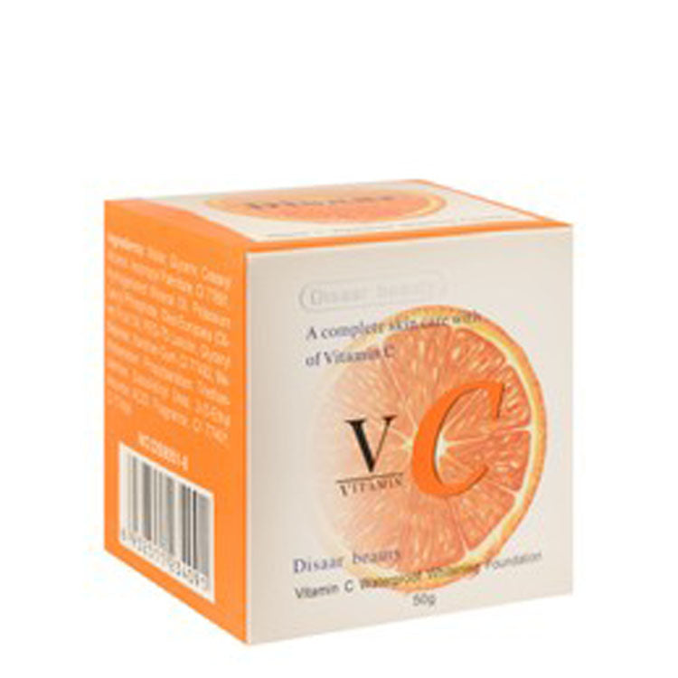 Disaar Beauty Waterproof Whitening Foundation Cream with Vitamin C