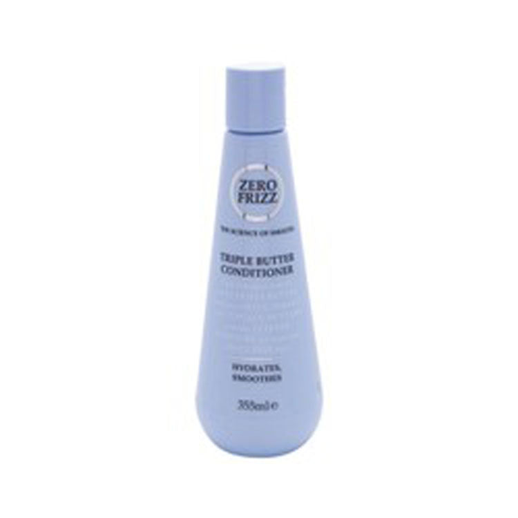 Zero Frizz Triple Butter Conditioner with Shea, Mango & Cupuacu Butters for Frizzy Hair