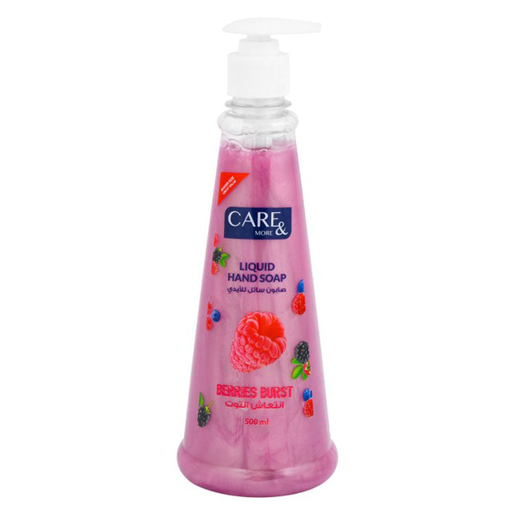 Care & More Liquid Hand Wash Berries Burst Scent