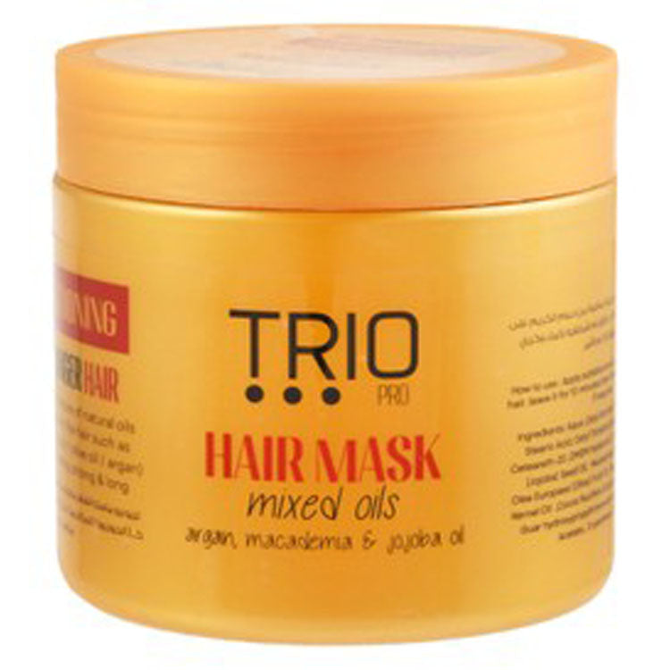 Trio Pro Hair Mask with Argan, Macadamia & Jojoba Oils