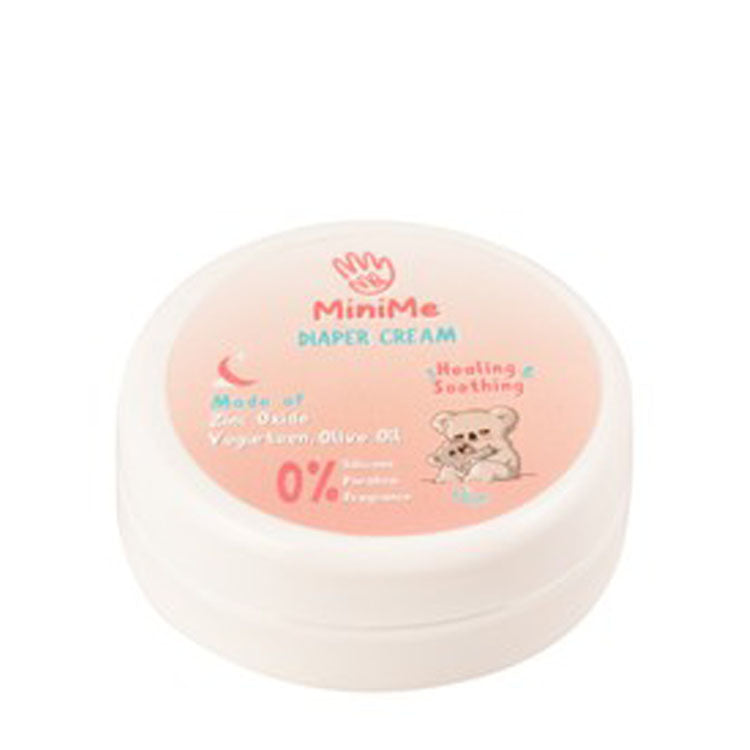MiniMe Healing & Soothing Diaper Cream with Zinc Oxide, Yogurt & Olive Oil - silicone free, parabens free, fragrance free