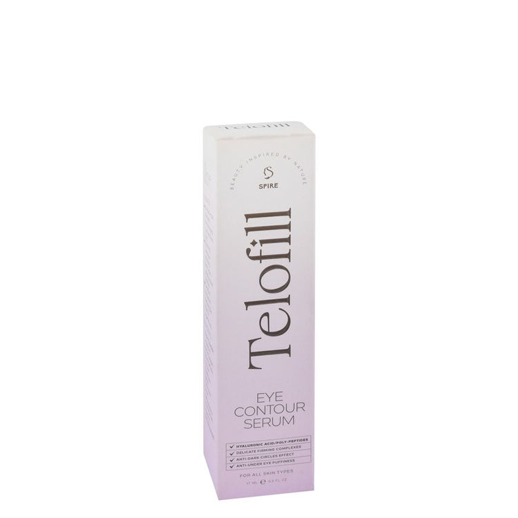 Telofill Firming, Anti-Puffiness & Anti-Dark Circles Eye Contour Serum with Hyaluronic Acid & Poly-Peptides for All Skin Types