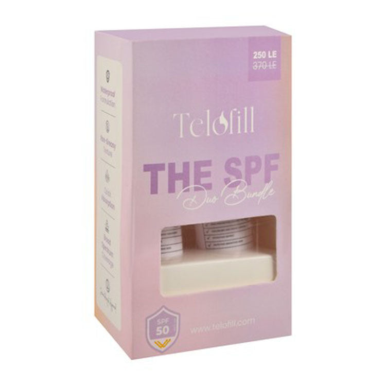 Telofill Hydrating Sunscreen Gel Cream for All Skin Types SPF50+ (-120 EGP)