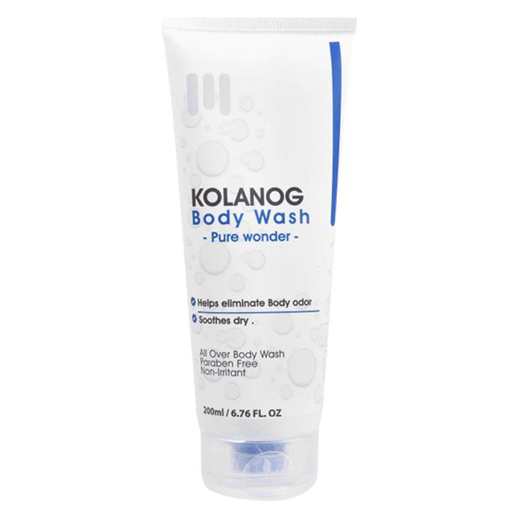 Kolanog Pure Wonder Soothing, Nourishing & Hydrating Body Wash for Dry Skin - parabens free