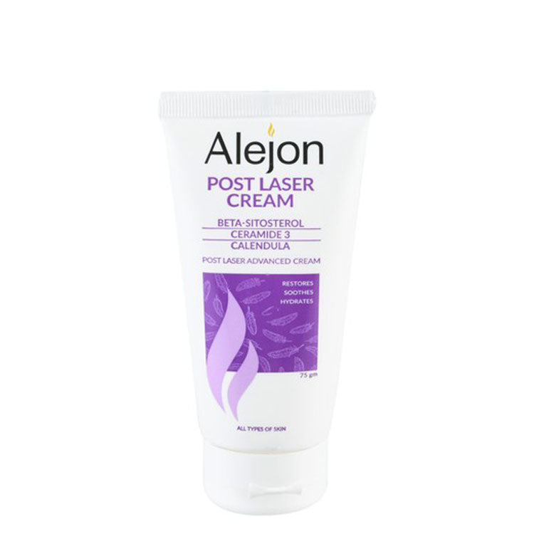 Alejon Soothing, Restoring & Hydrating Post Laser Cream with Beta-Sitosterol, Ceramide & Calendula for All Skin Types