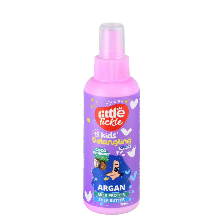 Little Tickle Kids Detangling Hair Spray Coconut & Honey Scent with Argan, Milk Protein & Shea Butter (2+ Years)