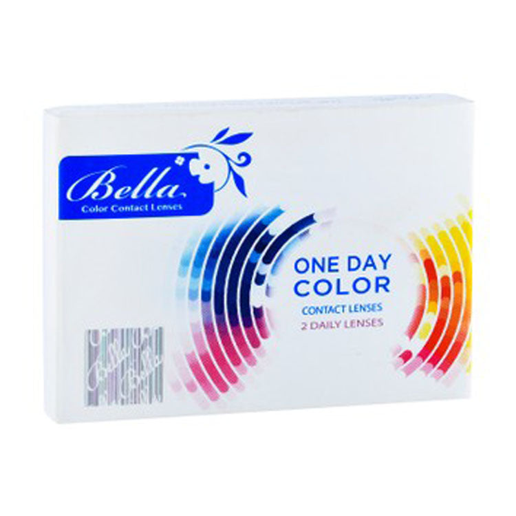 Bella One Day Color Sterile Contact with UV Protection Lenses Hazel Honey 0