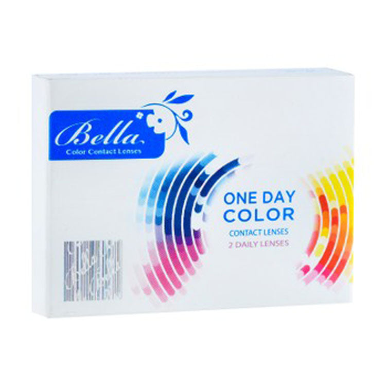 Bella One Day Color Sterile Contact Lenses with UV Protection Hazel Beige 0