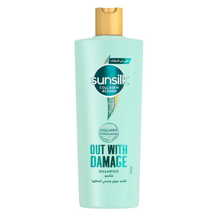 Sunsilk Collagen Blends Out with Damage Shampoo with Collagen & Niacinamide - sulfate free, cruelty free