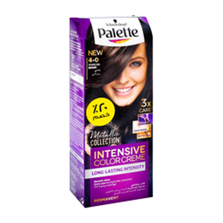 Schwarzkopf Palette Intensive Color Creme Permanent Hair Dye Medium Brown 4.0 (20% Off)