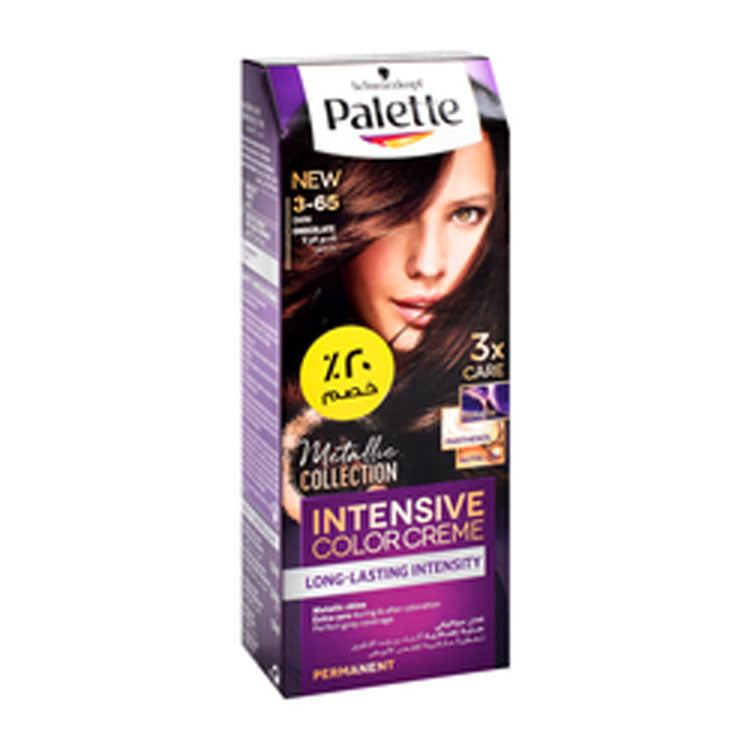 Schwarzkopf Palette Intensive Color Creme Dark Chocolate 3-65 (20% Off)