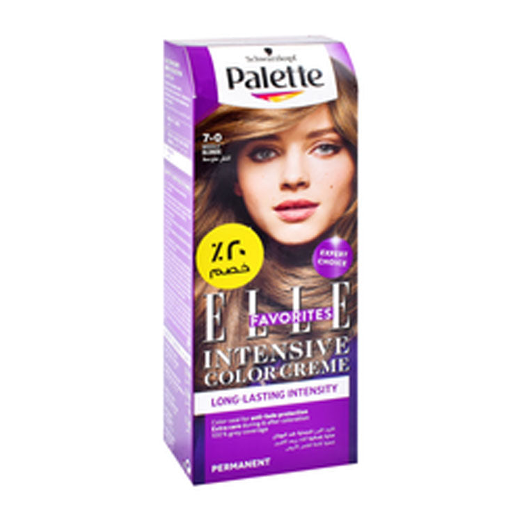 Schwarzkopf Palette Intensive Color Creme Permanent Hair Dye Middle Blonde 7-0 (20% Off)