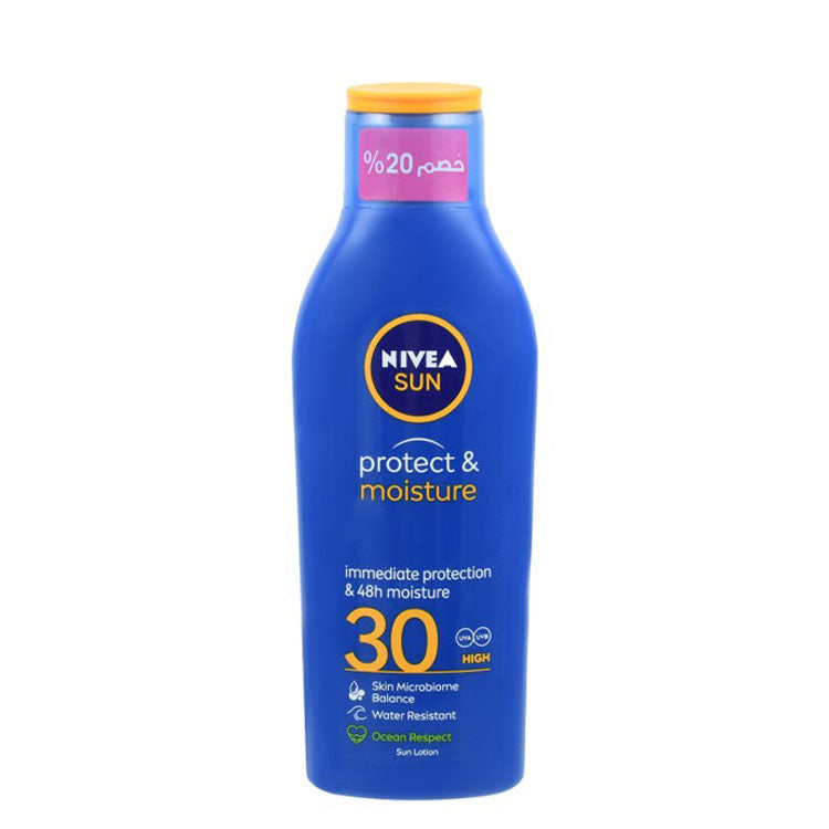 NIVEA Sun Protecting & Moisturizing Sunscreen SPF30 (20% Off)