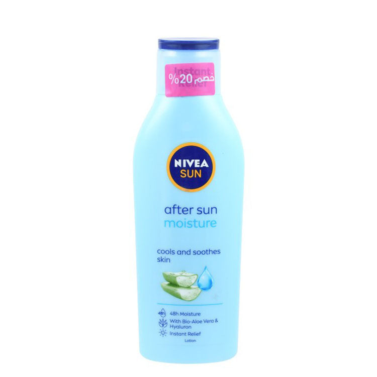 NIVEA After Sun Moisturizing Lotion with Aloe Vera & Hyaluron (20% Off)