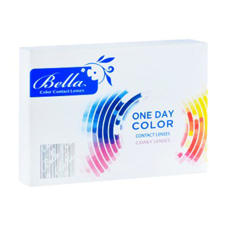 Bella Sterile One Day Color Contact Lenses with UV Protection Bluish Gray 0