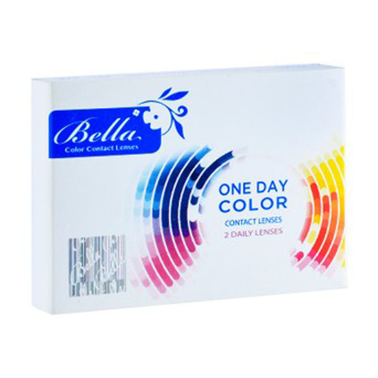 Bella Sterile One Day Color Contact Lenses with UV Protection Almond Brown 0
