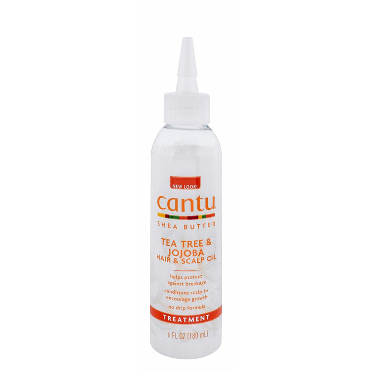Cantu Tea Tree & Jojoba Hair & Scalp Oil with Shea Butter - cruelty free