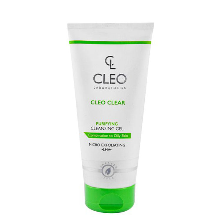 جل كليو المنقي والمقشر والمنظف مع LHA للبشرة المختلطة إلى الدهنية - خالٍ من البارابين، ولم يُختبر على الحيوانات