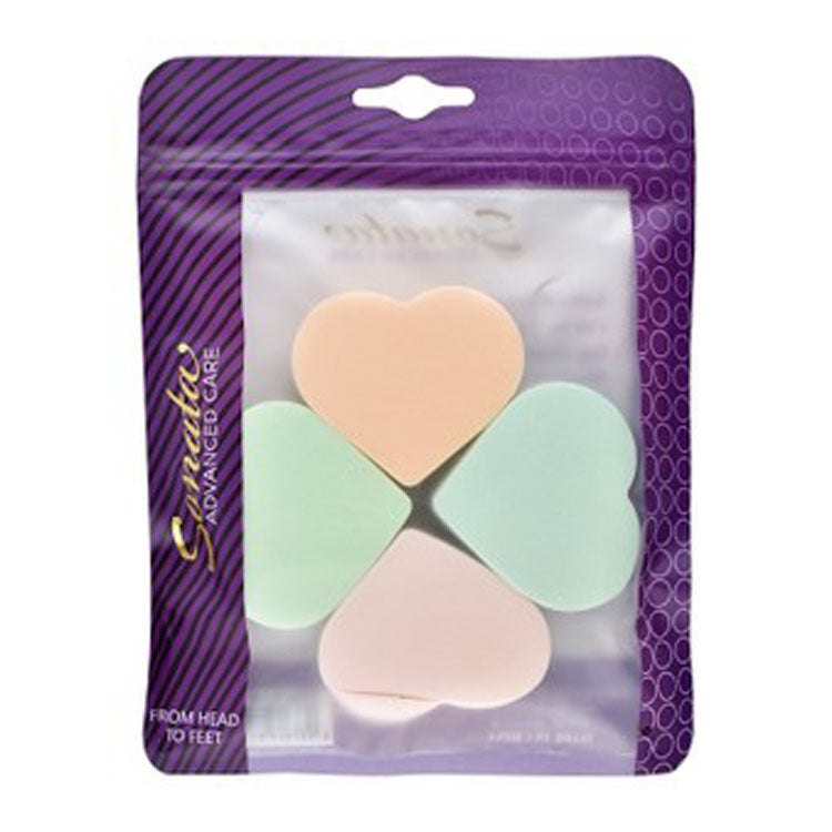 Sonata Assorted Heart Shaped Facial Sponges