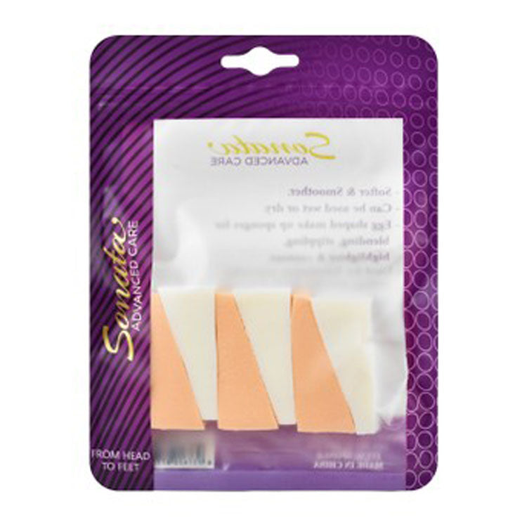 Sonata White & Orange Makeup Sponges
