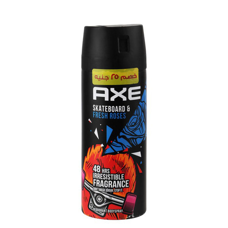 Axe Skateboard & Fresh Roses 48H Deodorant Spray for Men (-25 EGP)