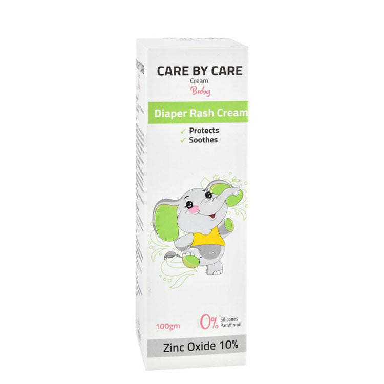 كريم حماية وتهدئة طفح الحفاض للأطفال من كير باي كير مع أكسيد الزنك - خالٍ من السيليكون، خالٍ من البارافين