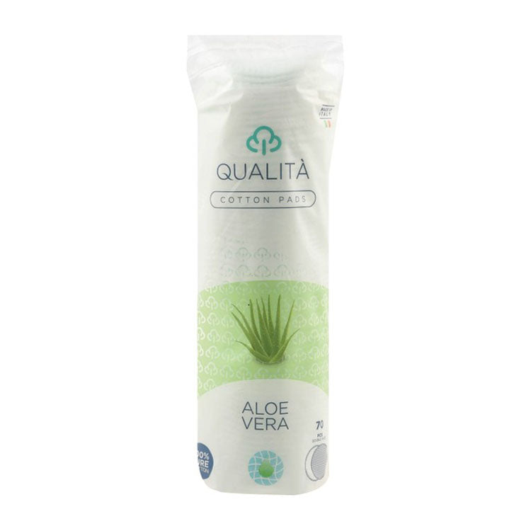 Qualita Cotton Pads with Aloe Vera