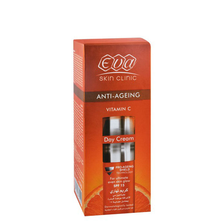 Eva Skin Clinic Glowing & Anti-Aging Facial Day Cream with Vitamin C SPF15