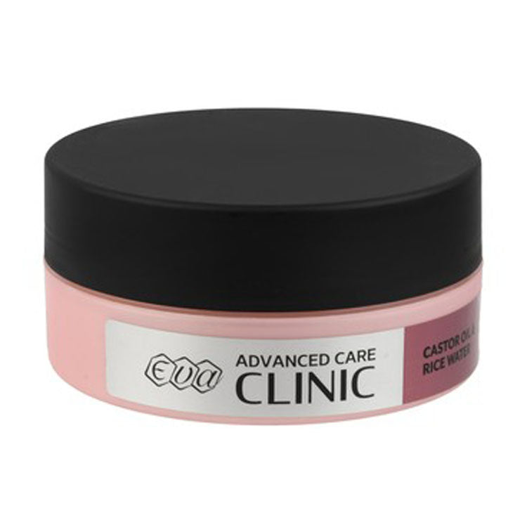 Eva Advanced Care Clinic Lengthening & Moisturizing Mask with Castor Oil & Rice Water for Damaged Hair - sulfate free, silicone free, parabens free