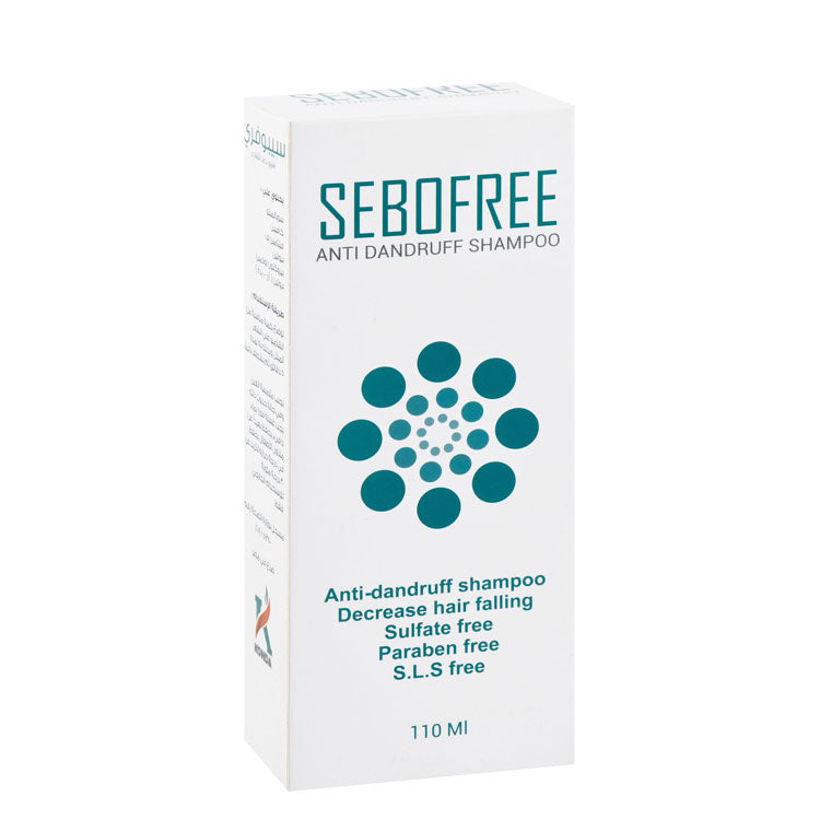 Sebofree Anti-Dandruff Shampoo - SLS free, sulfate free, parabens free