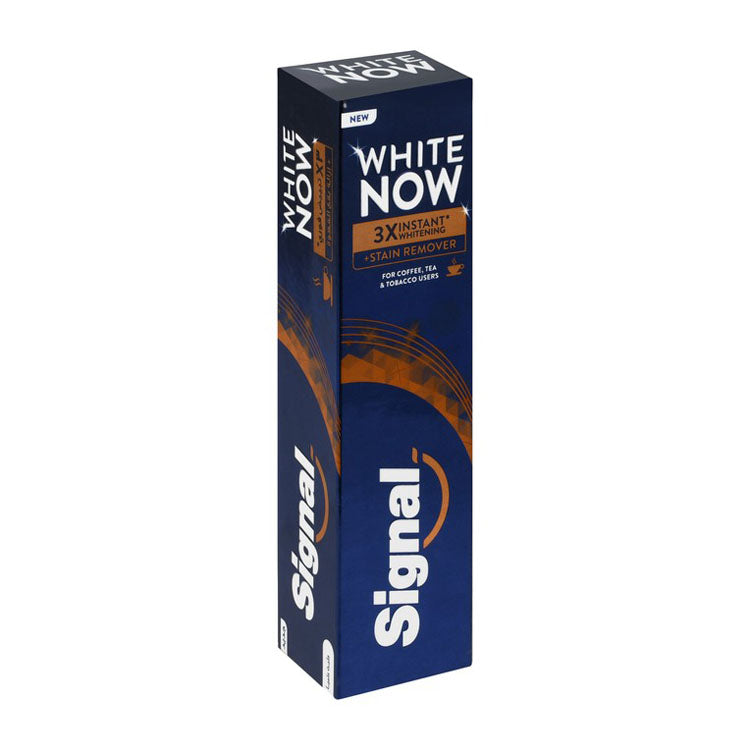 Signal White Now Stain Removing Toothpaste for Coffee, Tea & Tobacco Users