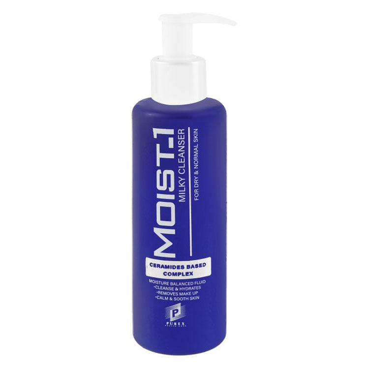 غسول الوجه المرطب والمليء بالحليب من مويست-1 للبشرة الجافة والعادية