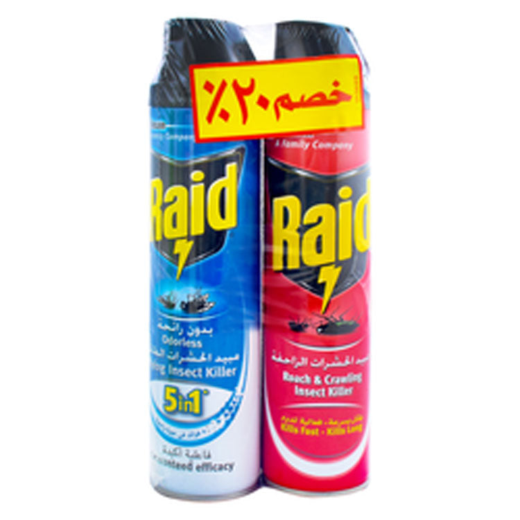 مبيد الحشرات الطائرة والزاحفة من ريد (خصم 20%) - بدون رائحة