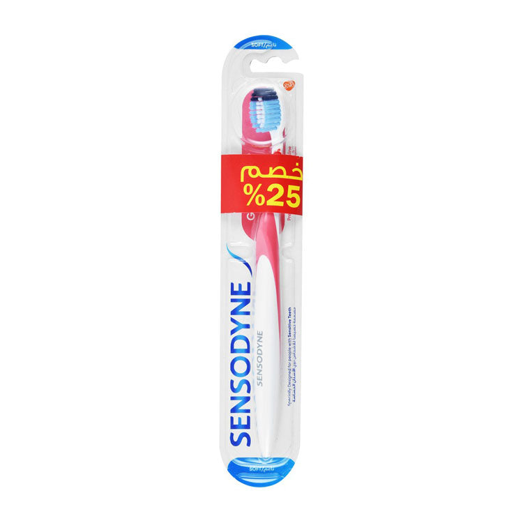 Sensodyne Pink & White Soft Toothbrush for Sensitive Teeth (25% Off)