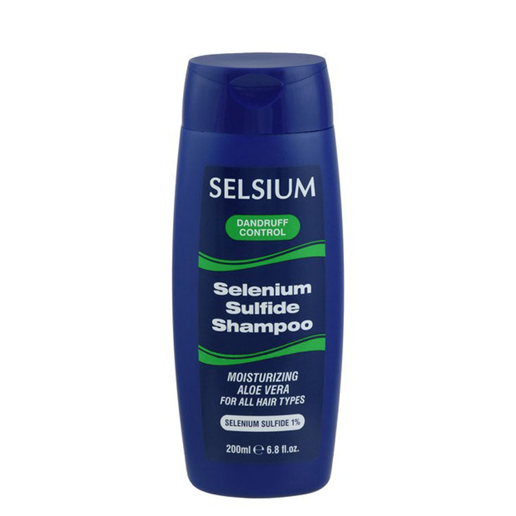 شامبو سيلسيوم 1% سيلينيوم سلفايد مرطب ومُضاد للقشرة مع خلاصة الصبار لجميع أنواع الشعر