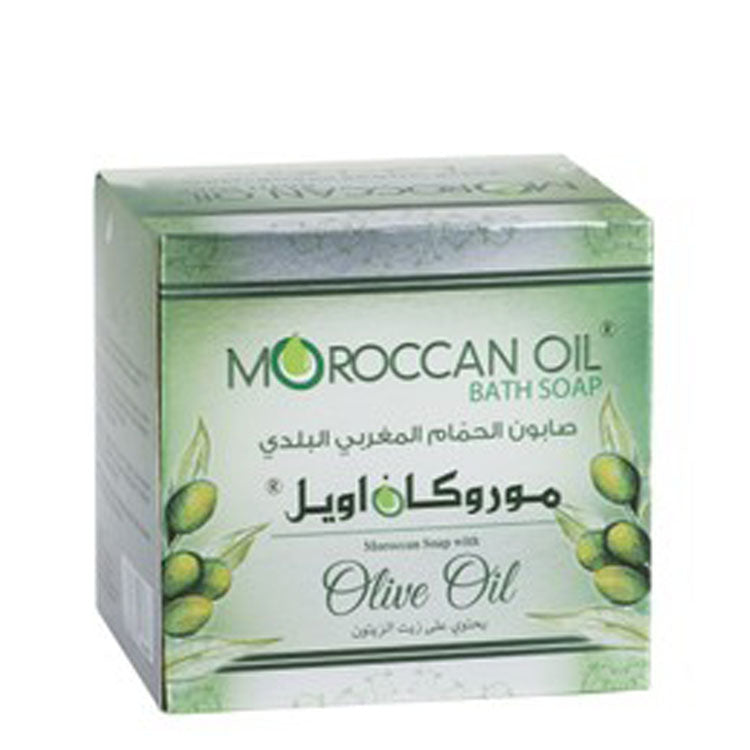 Moroccan Olive Oil Bath Soap with Loofah